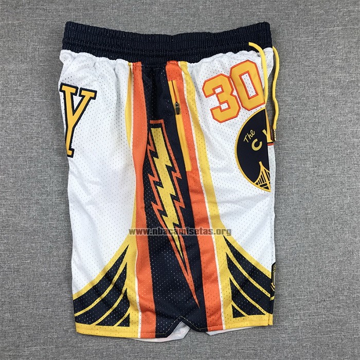 Pantalone Golden State Warriors Stephen Curry 2022 NBA Finals Blanco